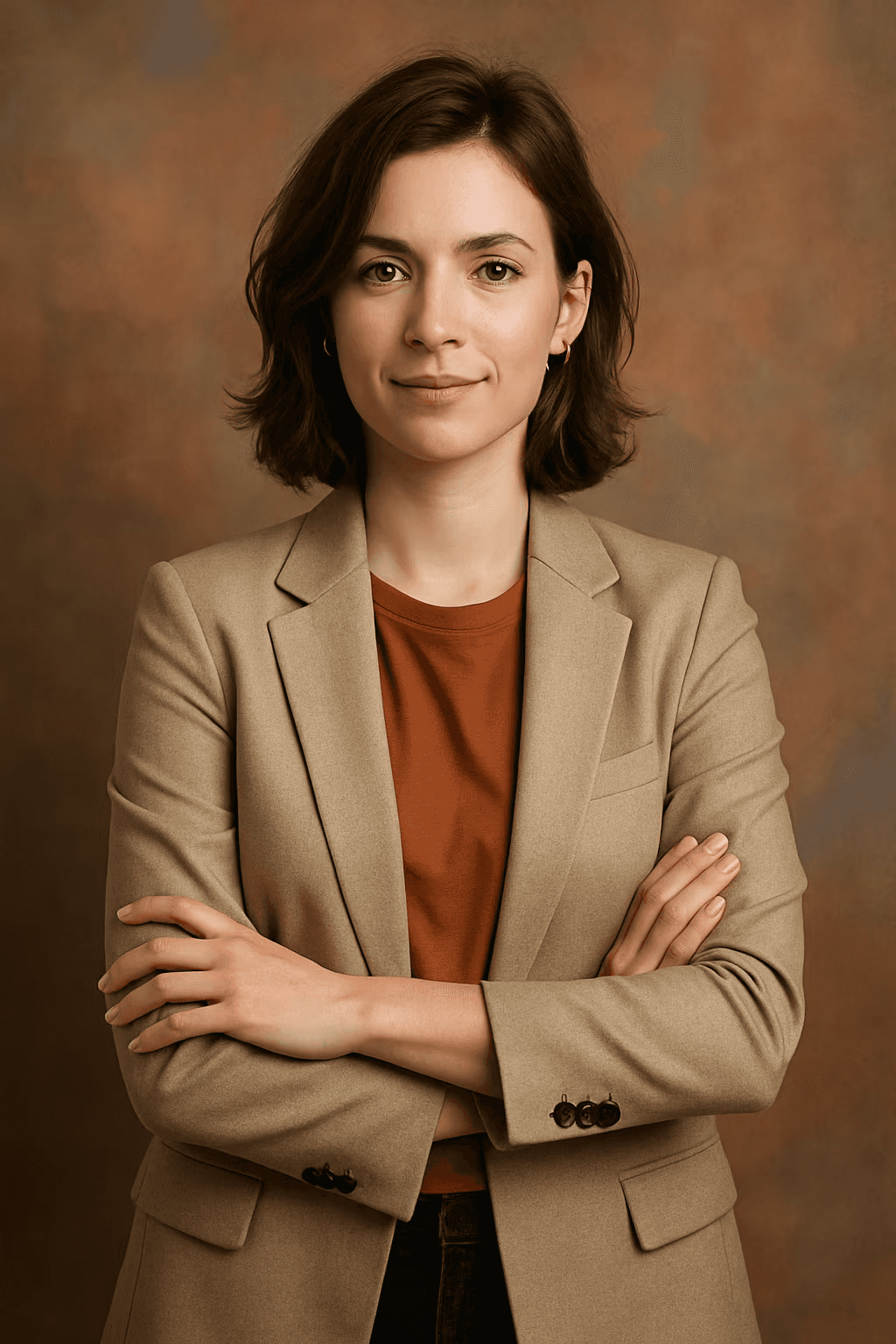 Portrait of The Enthusiastic but Distracted, an AI buyer persona